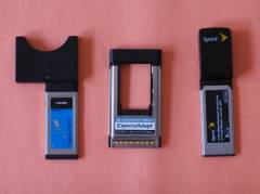 [Left]»PCMCIAExpressCard/34 adapter [Center]»ExpressCard/34PCMCIA (SynchroTech) [Right]»Sprint Sierra Wireless AC597E